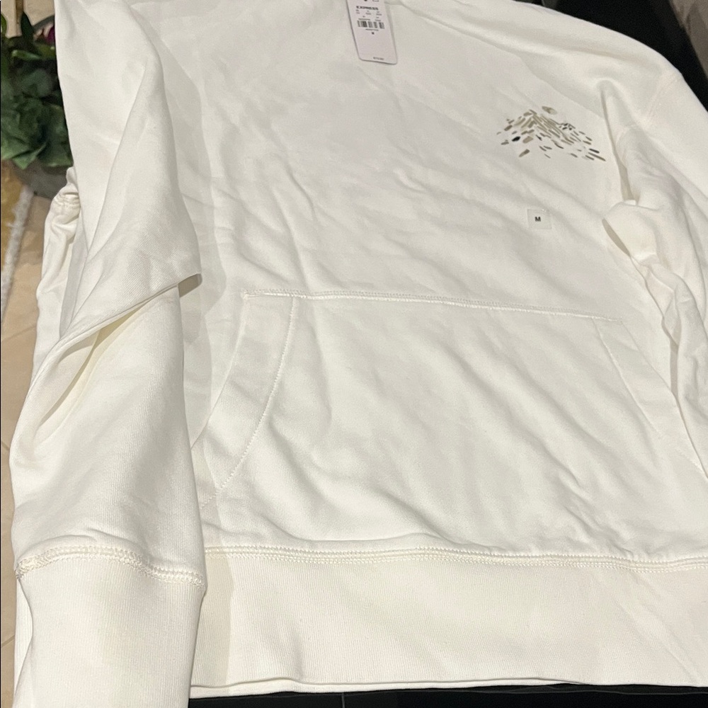 Express men hoodie off white Sweatshirt with RFID Tag New embroidery
